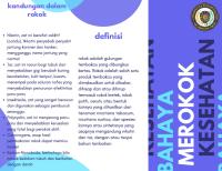 Leaflet Bahaya Merokok