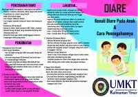 Leaflet Diare Pada Anak