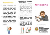 Leaflet Klinik Mata Leaflet Asthenopia