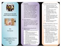 Leaflet Mobilisasi Post Partum