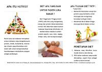 Leaflet Nutrisi Luka Bakar