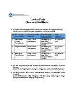 Lembar Kerja Rencana Aksi Nyata [PDF]