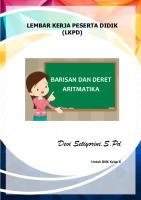 LKPD - Barisan Dan Deret Aritmetika