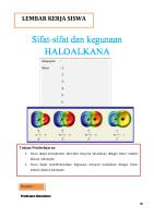 Lks Sifat-Sifat Dan Kegunaan Haloalkana [PDF]