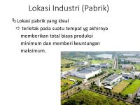 Lokasi Industri-Ho