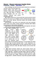 Macam-Macam Alat Instrumen Kimia [PDF]