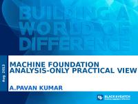 Machine Foundation Design