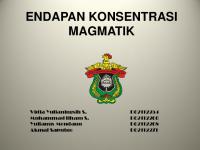 Magmatic Concentration (Endapan Konsentrasi Magmatik)