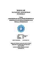 Makalah Administrasi Manajemen