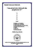 Makalah Alat Ukur Listrik [PDF]