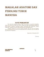 MAKALAH Anatomi Fisiologi