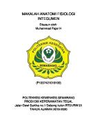 Makalah Anatomi Fisiologi Integumen [PDF]