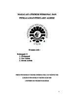 Makalah Atribusi Personal Dan Pengalaman Perilaku Agresi [PDF]