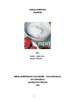 Makalah Biologi Tentang Yoghurt 3 [PDF]