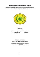 Makalah Cash Basis Dan Akrual Basis [PDF]