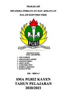 Makalah Dinamika Persatuan Dan Kesatuan Nkri [PDF]