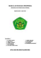 Makalah Fungsi Dan Kedudukan Bahasa Indonesia