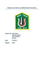 Makalah Gejala Pemanasan Global [PDF]