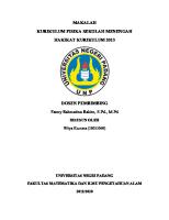 Makalah Hakikat Kurikulum 2013 [PDF]