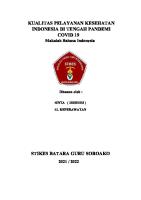 Makalah Isu Kesehatan [PDF]