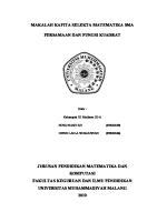 Makalah Kapita Selekta Matematika Sma Baru