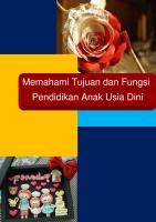 Makalah KD PAUD - Tujuan Dan Fungsi PAUD