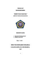 Makalah Kebutuhan [PDF]