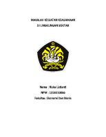 Makalah Kegiatan Keagamaan