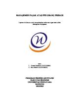 Makalah Kelompok 6 Manajemen Perpajakan PPH Orang Pribadi [PDF]