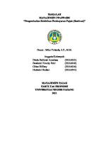 Makalah Kelompok - Manajemen PPN PPNBM Pertemuan 9 & 10