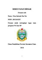 Makalah Kesultanan Demak [PDF]