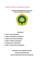 Makalah Kurikulum Berbasis Kompetensi [PDF]