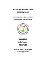 Makalah Laporan Keuangan Konsolidasi Perusahaan