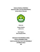 Makalah Makanan Cepat Saji Dan Konsumsinya Di Kalangan Pelajar