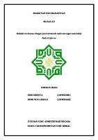 Makalah Makkiyah Dan Madaniyah [PDF]