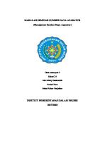 Makalah Manajemen Sumber Daya Aparatur
