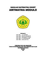 Makalah MatDis Aritmatika Modulo Kel.4