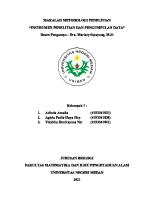 Makalah Metodologi Penelitian [PDF]