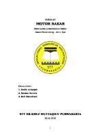 Makalah Motor Bakar