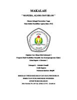 MAKALAH PAI - Manusia, Agama Dan Islam [PDF]