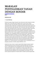 Makalah Pengujian Sondir [PDF]