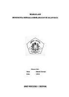 Makalah Pentingnya Menjaga Keselamatan Di Jalan Raya [PDF]