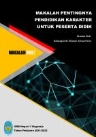 Makalah Pentingnya Pendidikan Karakter [PDF]