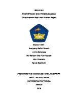 Makalah Penyimpanan Sayur Dan Buah Segar [PDF]