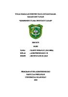 Makalah Penyusun Komponen Tanah [PDF]