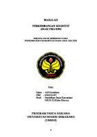 Makalah Perkembangan Kognitif [PDF]