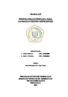 Makalah - Pertolongan Pertama Pada Gangguan Sistem Reproduksi