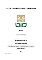 Makalah Politik Hukum Islam [PDF]