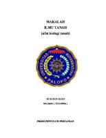 Makalah Sifat Biologi Tanah [PDF]