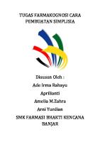 Makalah Simplisia